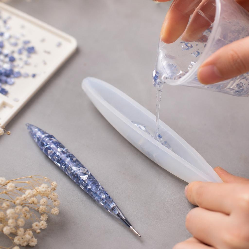 Silikon für die Herstellung von Harzstiften, DIY-Stifte zum Gießen und Basteln