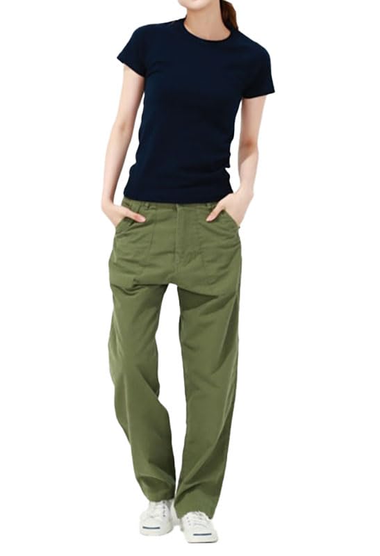 RANCH Stretch French Rib Short Sleeve [HOLLYWOOD MARKET] T-Shirt (M, Navy)