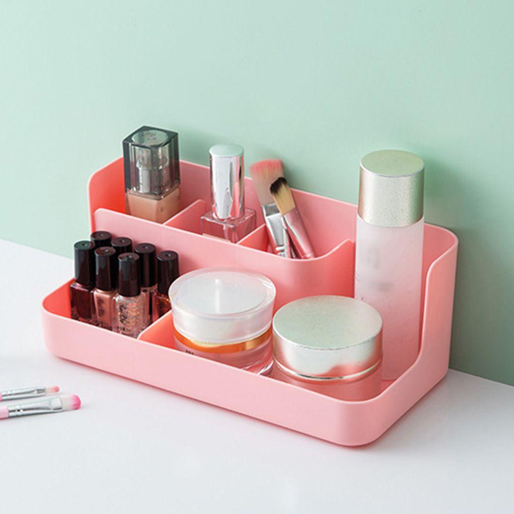 Multifunktions-Kosmetik-Desktop-Aufbewahrungsbox aus Kunststoff für Make-up