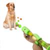 Plastic Interactive Cat Toy Ball Pea Shape Kitten Toys Launcher Pea Aerodynamic Launcher  Cats