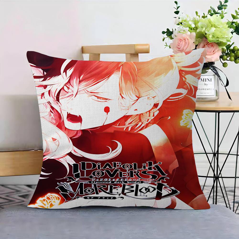 Diabolik Lovers Аниме Наволочка Мультяшный Подарок Наволочка Декор Спальни Дома Дивана Кресла Сиденья Наволочка 12x12Inch