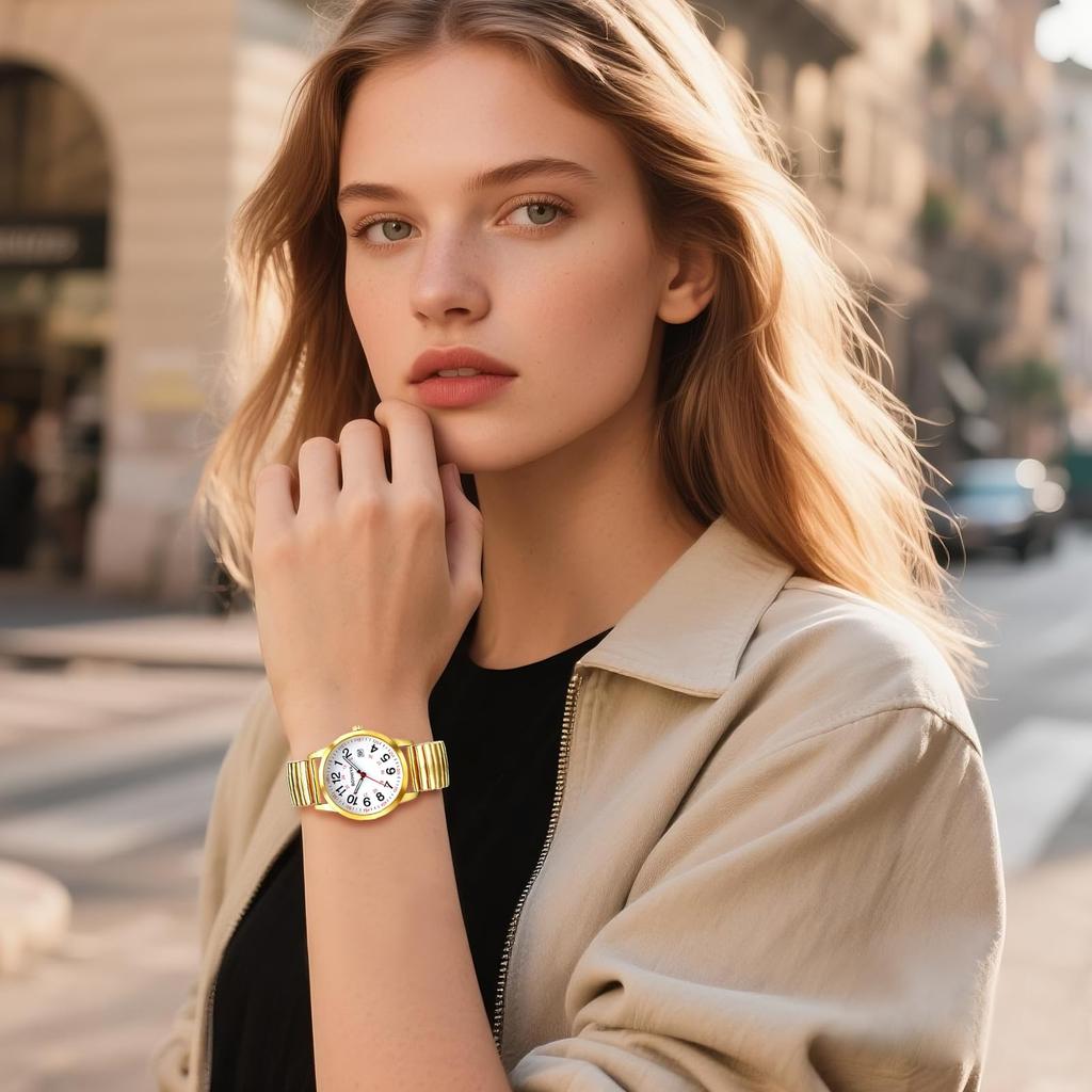 Men's Waterproof Watch, Simple and Stylish: Calendar, Analog, Stainless Steel, Quartz Movement, Gold, Silver, Antique Style - Perfect Valentine's Day