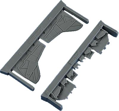 quick boost Macchi Cubierta del Tren de Aterrizaje Temprano Piezas de Maqueta de Plástico QIC32341 1/32 MC.202 (para Italeri) (Avión)