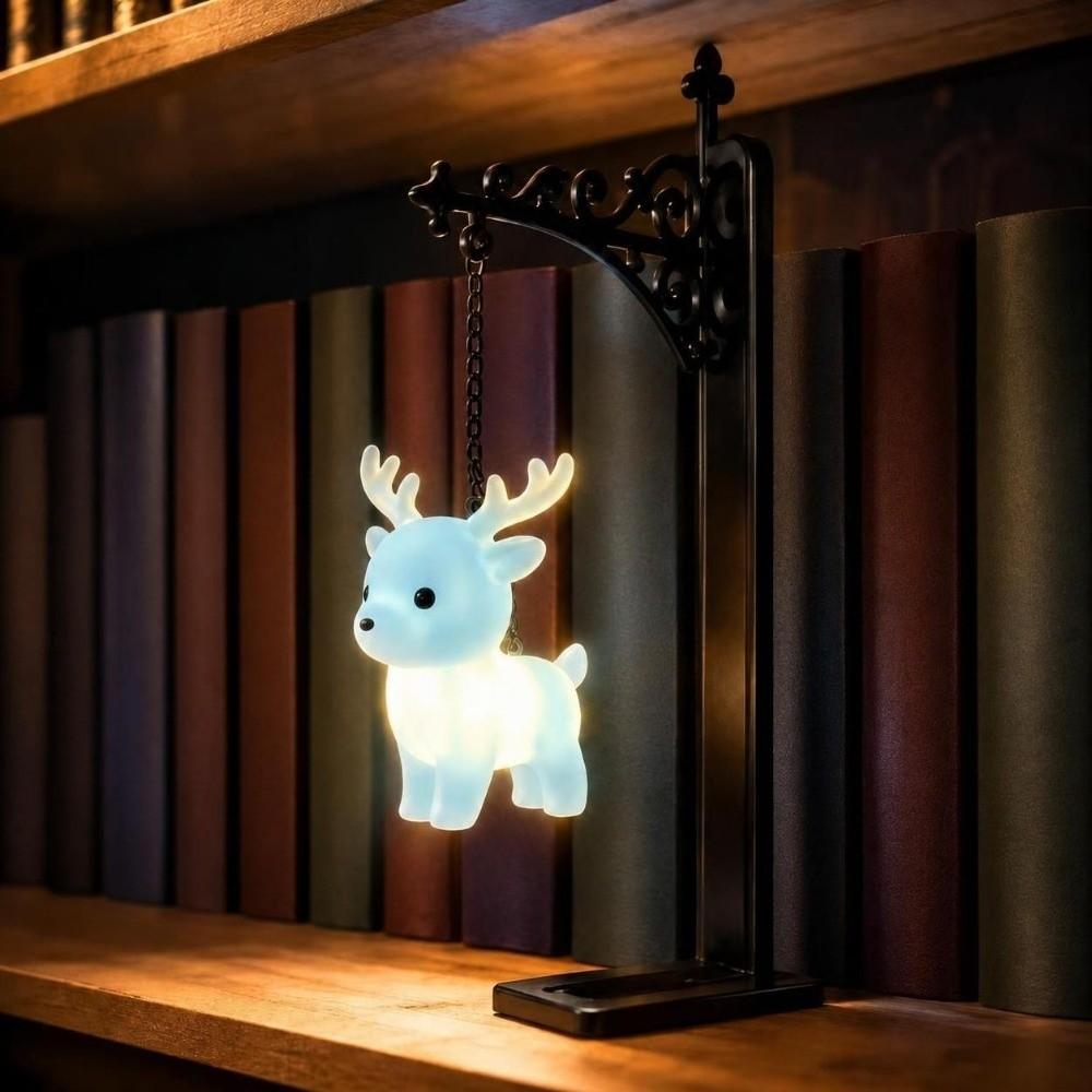 Warm LED Library Lantern Magical Animal Bookshelf Lights for Home Room Decor