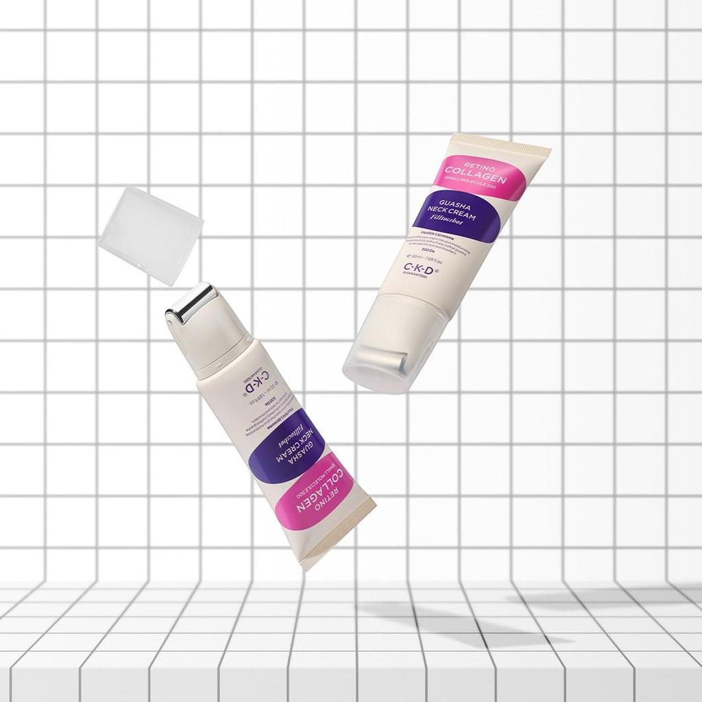 CKD Retino Collagen Small Molecule 300 Guasha Neck Cream Peel Tok Shot Firming Elasticity 50ml