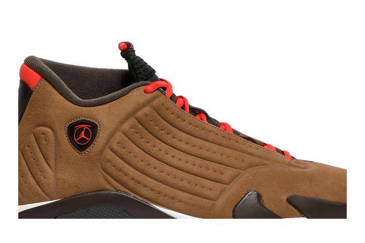 Men's Sneakers Jordan 14 Retro Winterized Archaeo Brown Ginger/Black-White-University Red