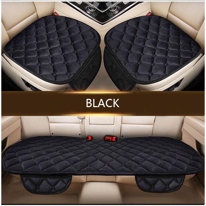 Winter Car Seat Cover Universal Front Rear Seat Pad Vehicle Auto Seat Cushion Car Seat Protector Seat Covers Pair of Covers