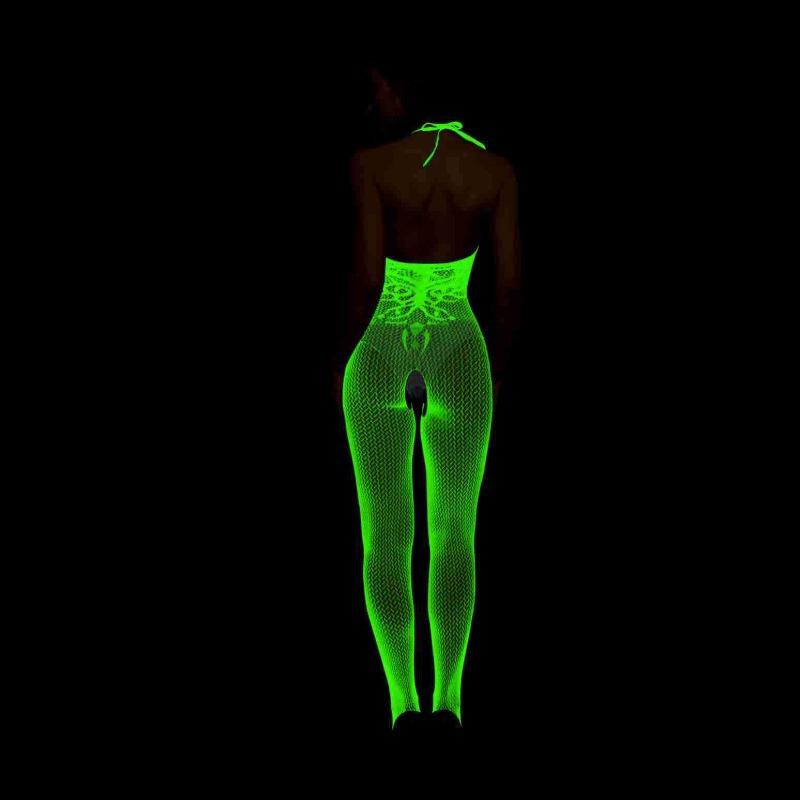 Sex underwear luminous luminous transparent jacquard mesh, lace sexy perspective mesh open free y