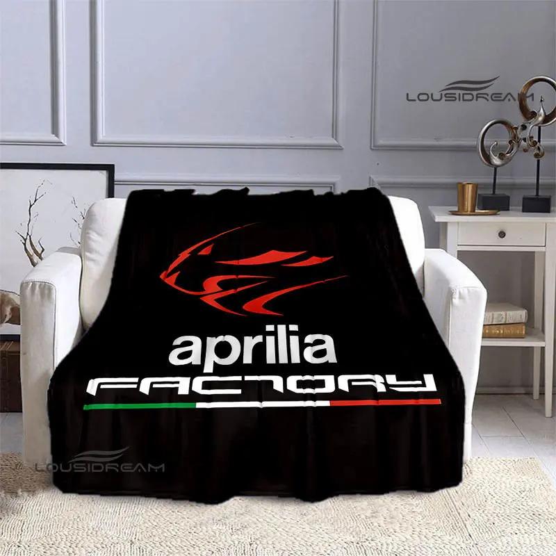 Aprilia Motorcycle Logo Printed Blanket Children's Warm Blanket Soft and Comfortable Blanket Home Travel Blanket Birthday Gift