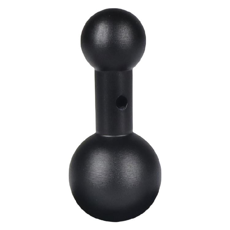 Adapter z podwójną kulą z szybkozłączem Łatwy montaż Aluminiowy Adapter przegubu kulowego z obrotem 360° do montażu akcesoriów