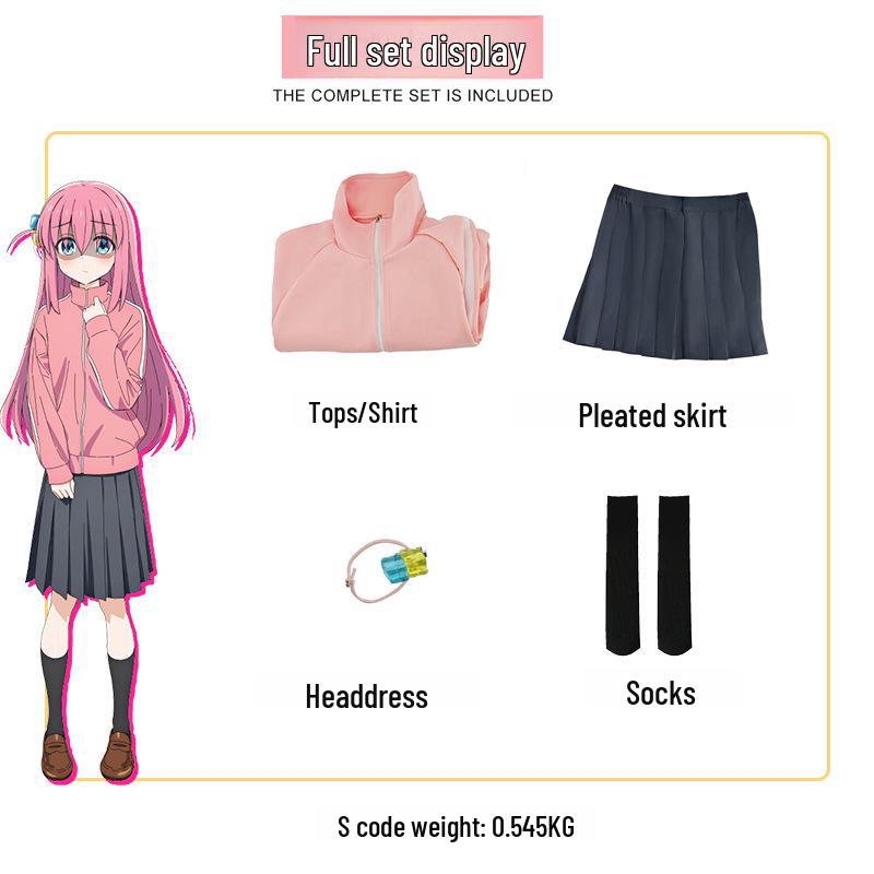 

Женская одежда для косплея Lonely Rock от Goto Ichiri - Lucy JK Yamada Liang Kita Yudai Collection S