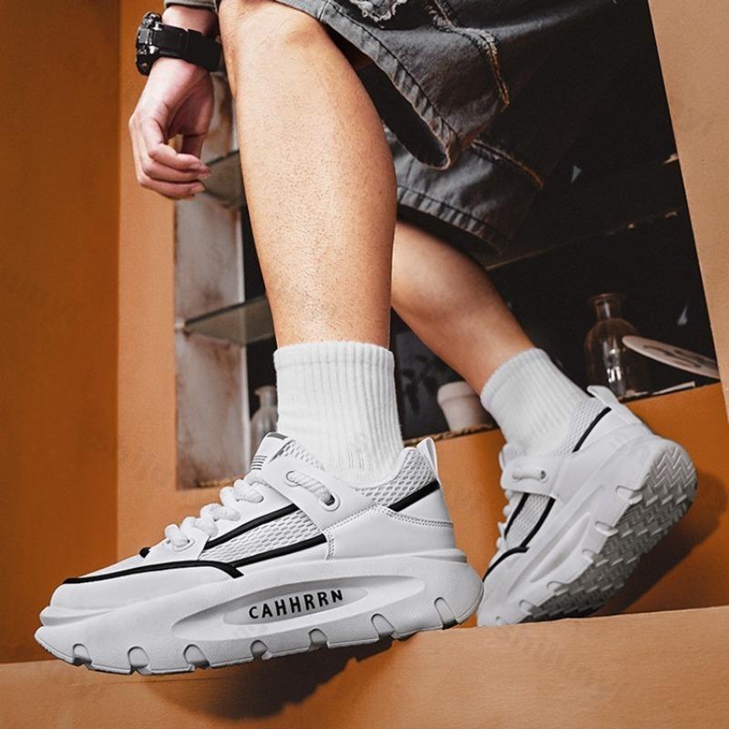 Fashion Niche Designed Low Top Casual Sports Shoes for Men 2025 Autumn New Fashion Versatile Mesh Breathable Comfortable Chunky sneakers