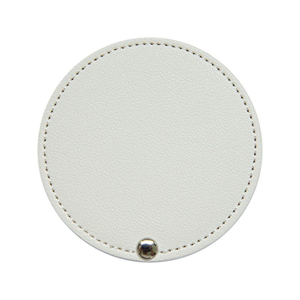 PU Leather Women Girls Cosmetic Mirror Makeup Mirror Compact Pocket Mirror Travel Accessories
