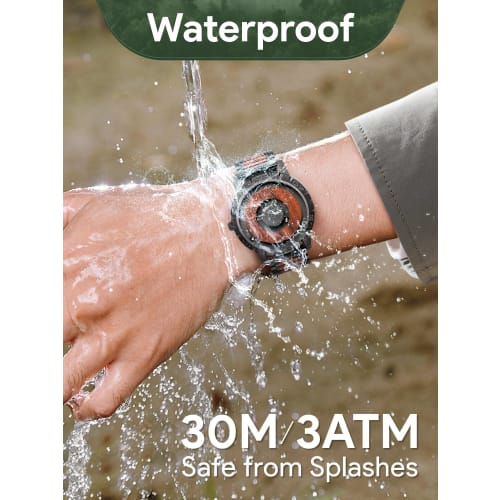 EUTOUR Men's Wooden Magnetic Watch with Ball Bearing Design, Minimalist Casual Quartz Movement, 40mm, Black Dial, Wooden Band