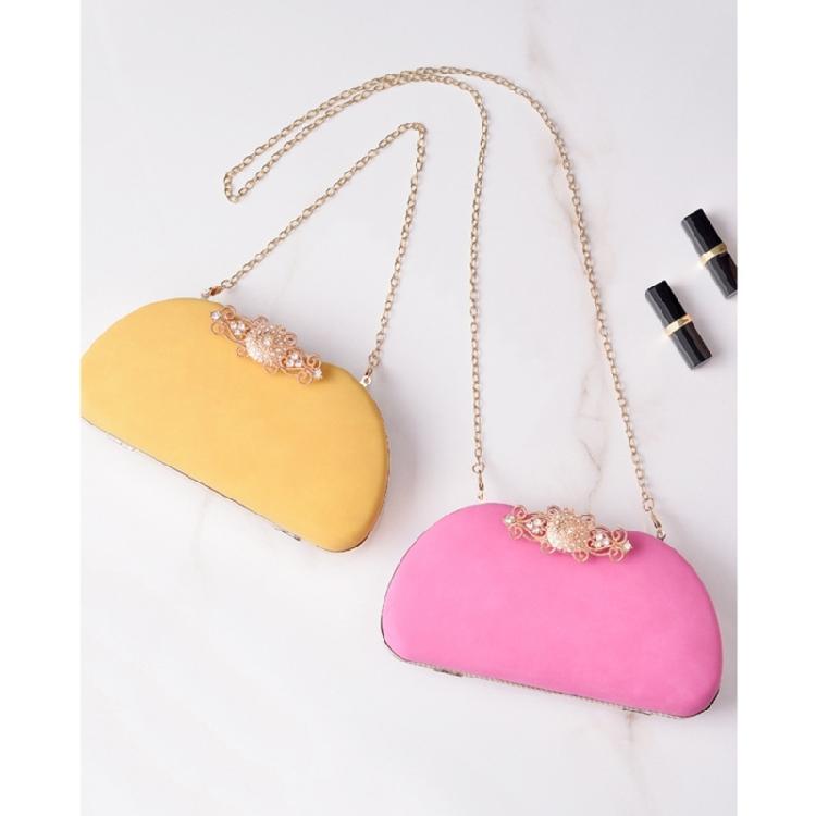 Women Girl Formal Evening Bag with Chain Banquet Purse Female Cocktail Handbag