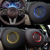 1Pcs Car Steering Wheel Center Decoration Rings Cover Stickers Accessories For Mercedes Benz GLE CLA GLA W213 W246 W205 C117