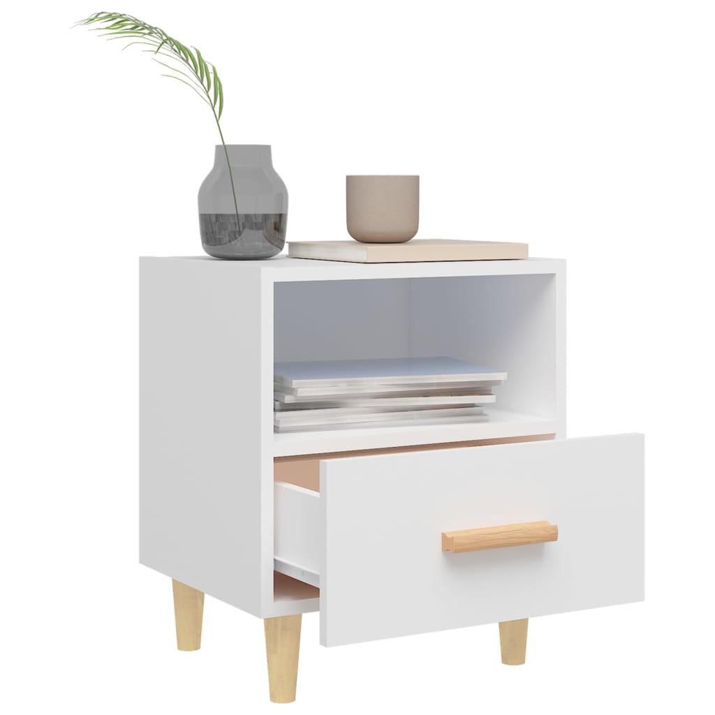 Nightstands 2 pcs. White 40 x 35 x 47 cm