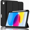 Case for iPad A16 11th A19 12th Generation Case  10th Air6/7/8th Mini 1/2/3/4/5/6/7  iPad Pro 11"12.9" PU Tri-folding with Pencil Holder Smart Cover