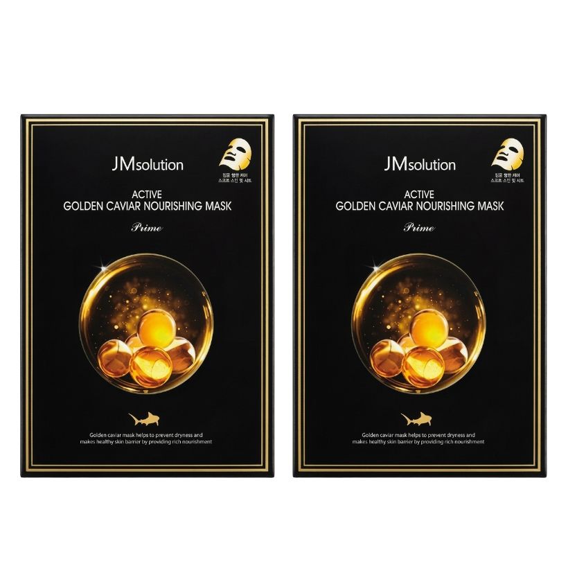 JMSOLUTION Active Golden Caviar Nourishing Prime Mask (10 Sheets)
