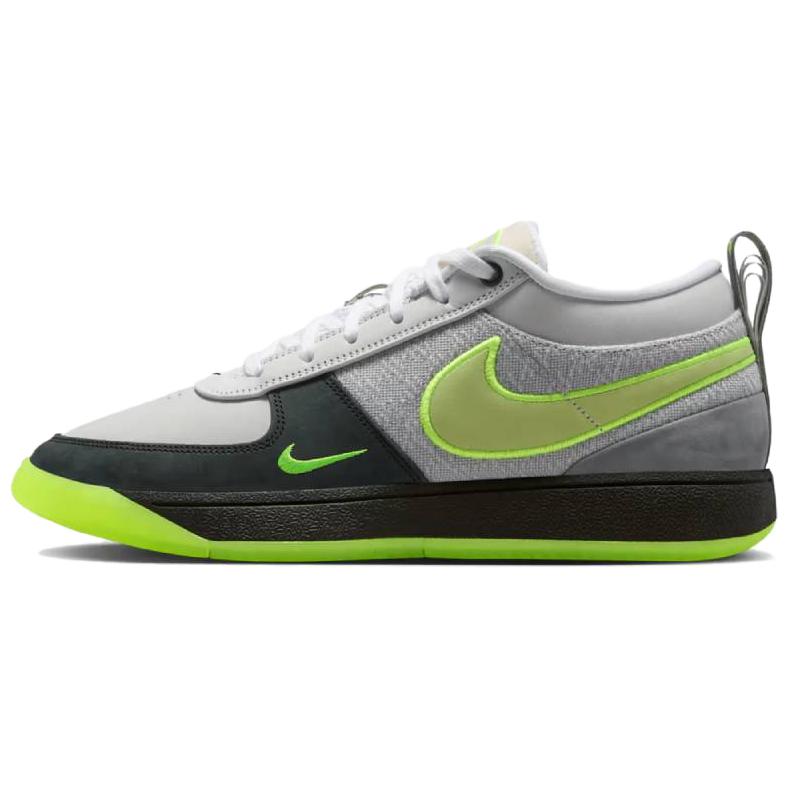 

Nike Книга 1 Удобные Легкие Нескользящие Износостойкие Низкие Баскетбольные Кроссовки Унисекс серый черный IR0838-001 47.5