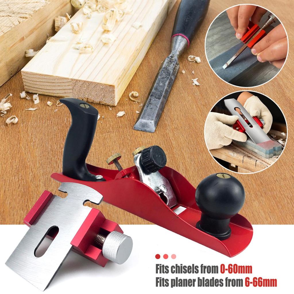 Precise Honing Guide Suitable for Chisels and Planer Blades with Adjustable Knob for Width Control Reinforced Stability