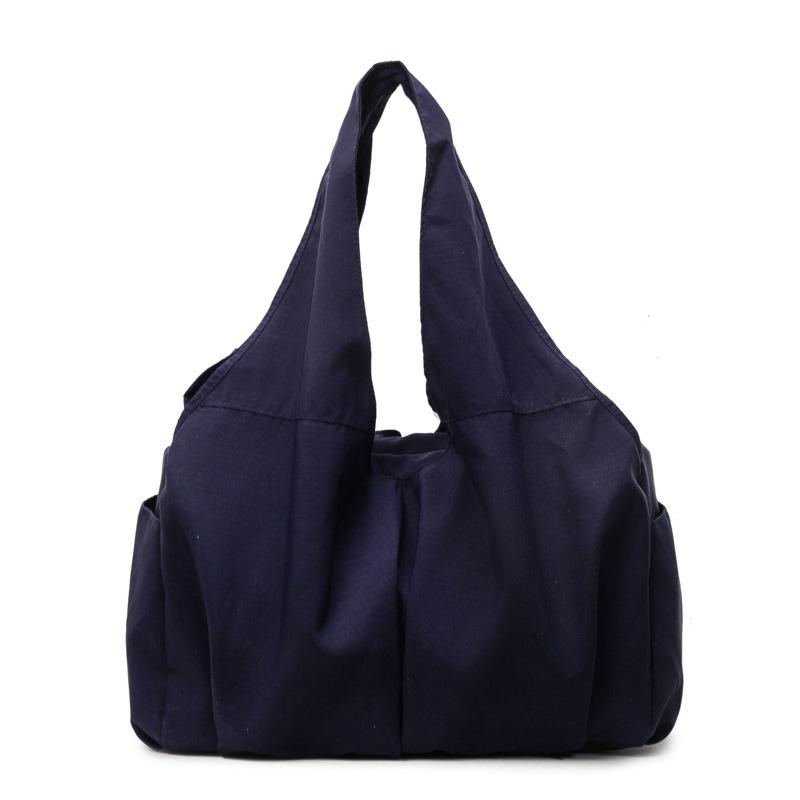 Handbag Lightweight Large Capacity Shoulder Bag Travel Bag Solid Color Tote Bag