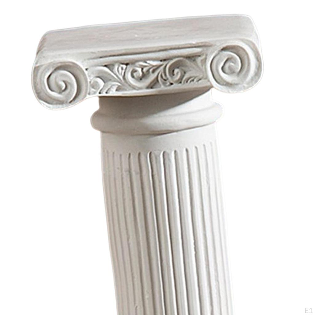 Greckie Kolumny Alabastrowa Rzeźba Dekoracje Stołu Wystrój Domu Północna Europa Żywica Białe Rzymskie