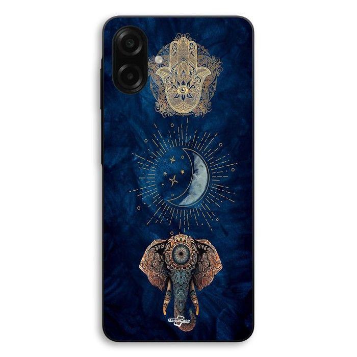 Coque Pour Samsung Galaxy A07 Hamsa et Ganesha Vision spirituel Maniacase
