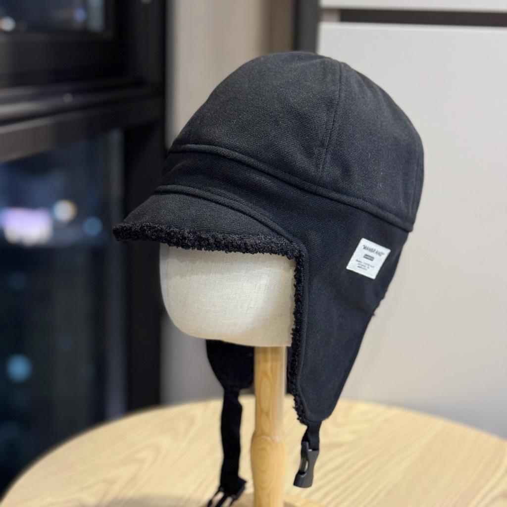 Velvet Winter Lei Feng Hat for Men and Women Outdoor Cycling Cold and Warm Ear Protection Hat Versatile Skiing Pilot Hat