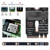 NGFF A+E-Key Male To NVME M-key Female Extension A/E Key To M Key PCIE 4.0 Riser Card for Laptop Mainboard SSD 2280