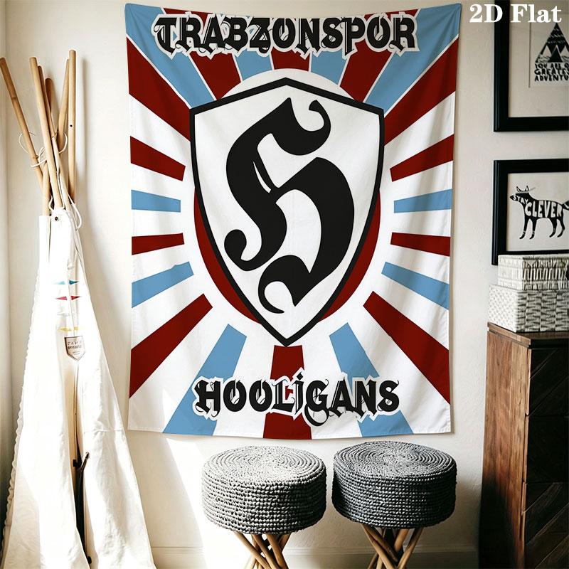 Trabzonspor club Wall Hanging Printed Fabric Blanket Decorative Tapestries for Bedroom Living Room Home Decor