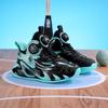 New Autumn Boys' Leather Basketball and Training Shoes for Primary Students, Trendy Design.