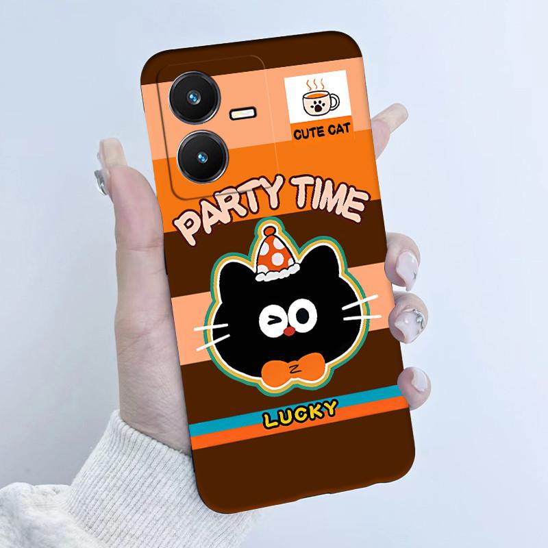 Case For Vivo Y22 Y22s Y35 Cute Astronaut Panda Soft TPU Silicone Phone Cover For vivoY22s Y 22s V2206 V2207 Y 35 V2205 Coque