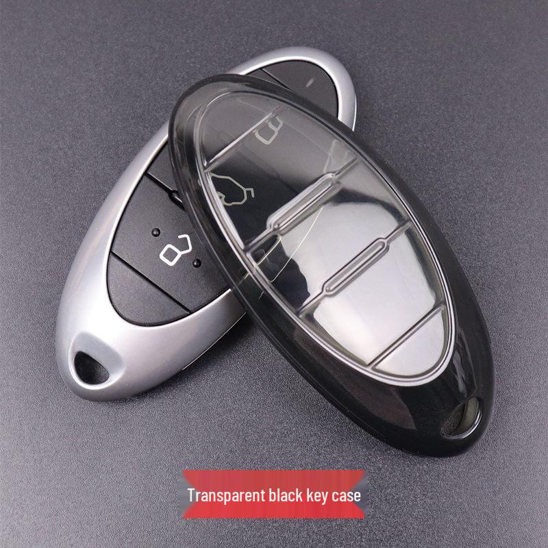 Ultra-Thin Transparent Car Key Case for B70/NTA/T90/T55/T77/M9