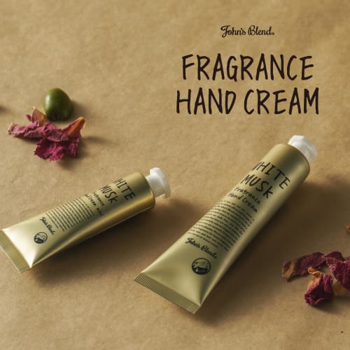 White Musk Hand Cream, Mini, John's Blend, Non-sticky Fragrance Hand Cream, 14g, Small Gift for Women, Birthday Gift