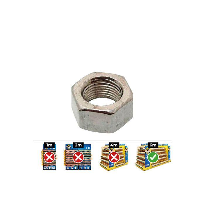 Piuliță Hexagonală. Din 934 12 Zinc Plat. Cutie 100 Uni. Celo