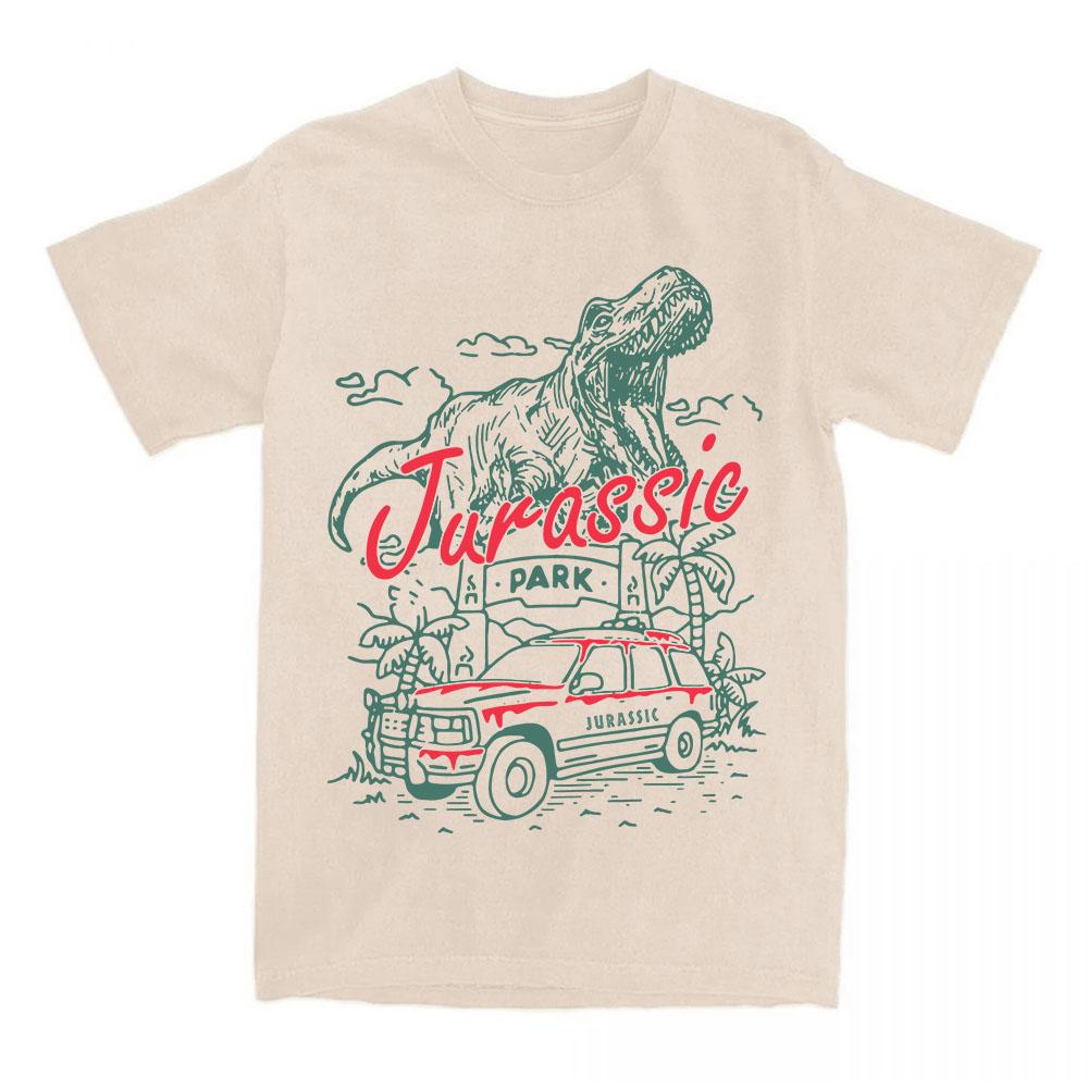 Jurassic World Rebirth T-shirt Cotton Summer Short Sleeve Tshirts Casual Loose Movie Printing T Shirt O-neck Soft Women Clothing