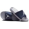 New JORDAN Jumpman Slide Midnight Navy Cement Grey White FQ1598-401
