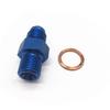 AN-4 (4AN) To M11x1.0  Turbo 1mm Restrictor Oil Feed Aluminum Adapter