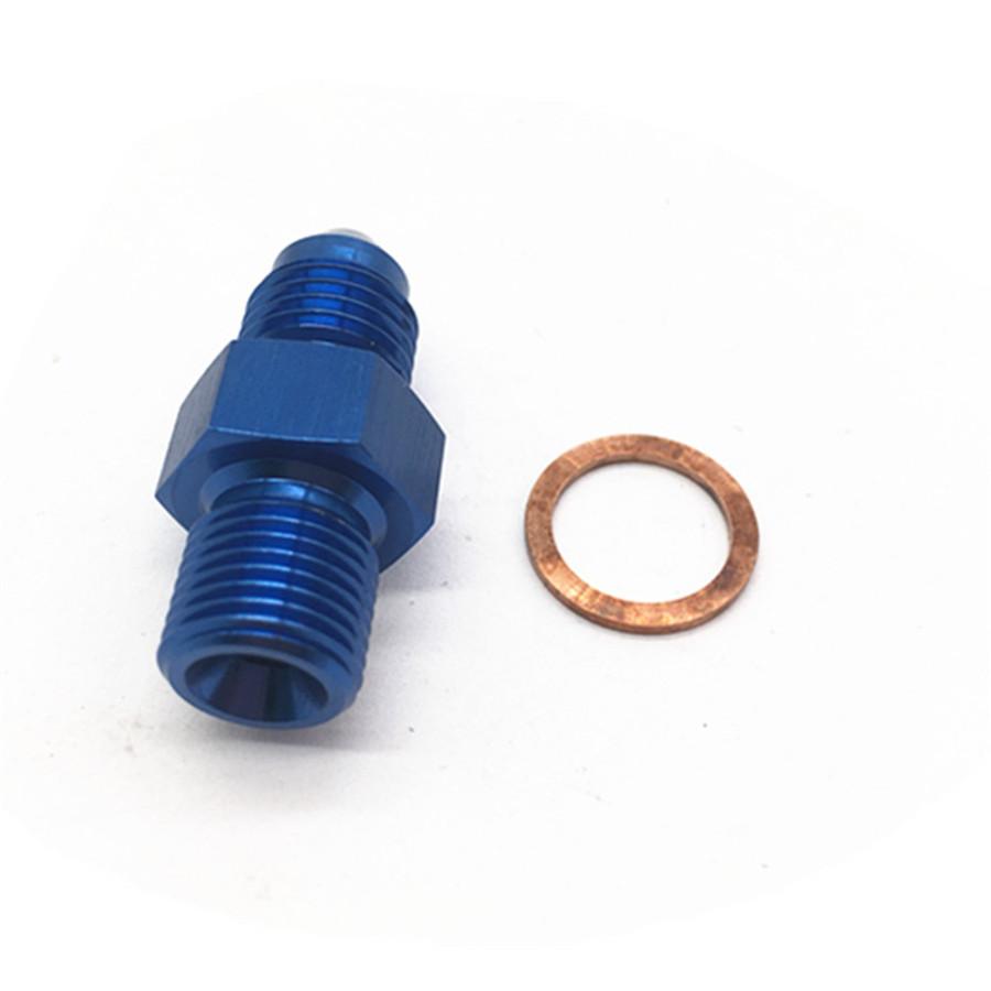 AN-4 (4AN) La M11x1.0 Turbo 1mm Restrictor Alimentare Ulei Adaptor aluminiu