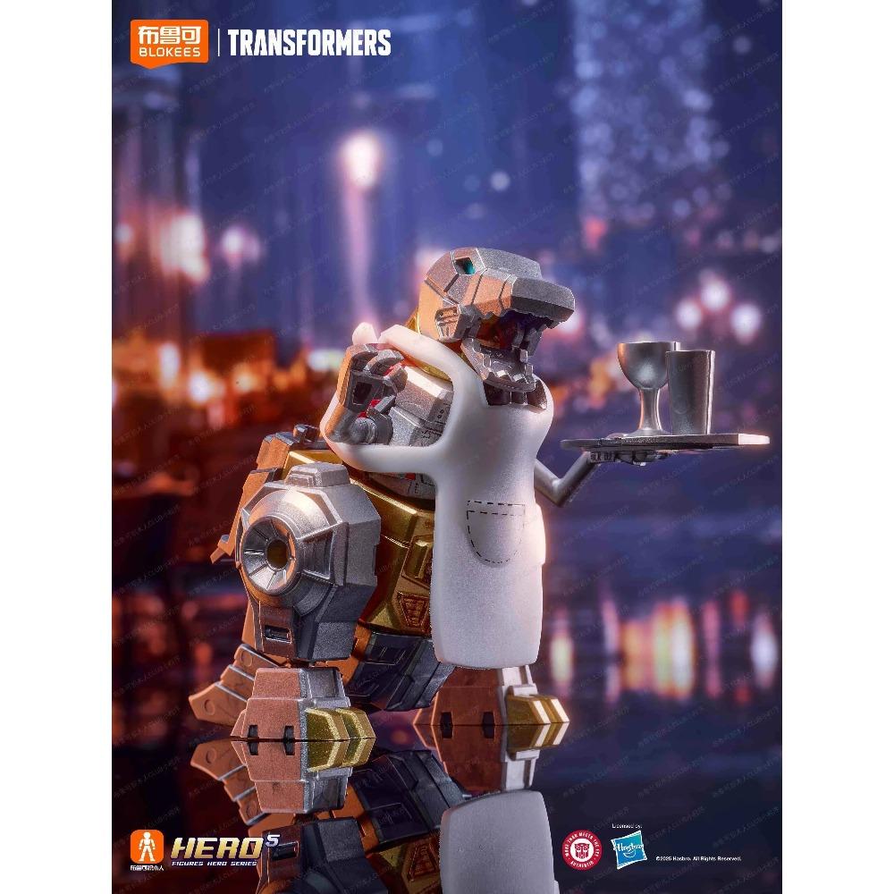 New Blokees Transformation Defender Version 4 Blind Box Rodimus Prime Hot Rod Grimlock Dinobots Blitzwing Action Figures Gifts
