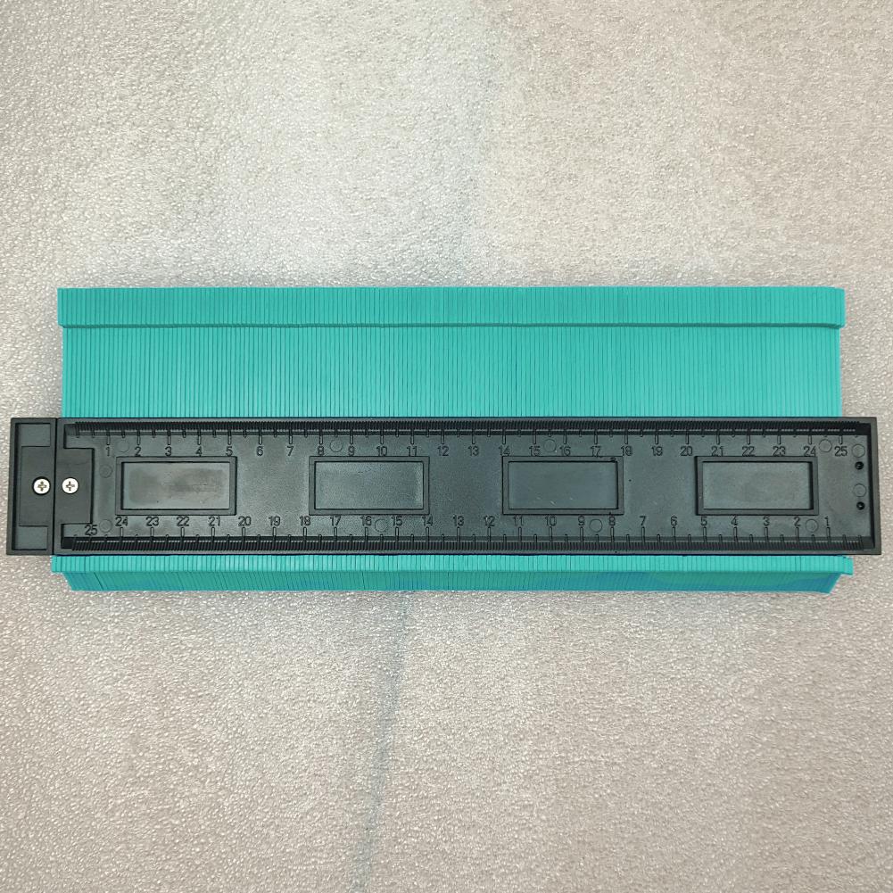 Plastic Irregular Shaper Ruler Gauge Duplicator Scale Strong Toughness Wooden Portable Template Curvature Scale