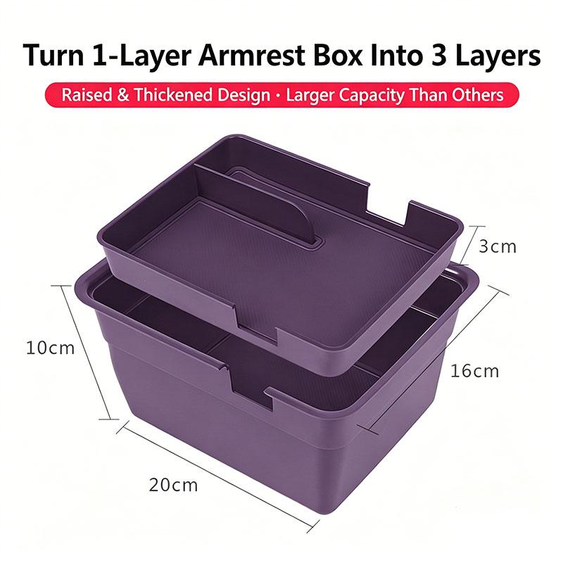For Leapmotor B10/B01/Lafa5 Armrest Box Storage Box Central Control Expansion Car Interior Decoration Practical Accessories