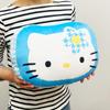 MORIPiLO Sanrio Body Pillow Hello Kitty Mochimochi Face Stuffed Toy Goods Backrest Nap Pillow Blue 32x23x10cm Cute Soft Sanrio Character Pillow