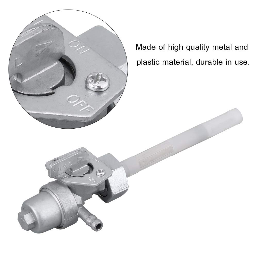 Fuelcok Honda Gasoline Faucet -Qiilu Fuel Cock Fuel Tank Switch Valve for Petcock Honda/TRX300/TRX250/CB750/CB900/CMX250C/XR650L/18mm x1