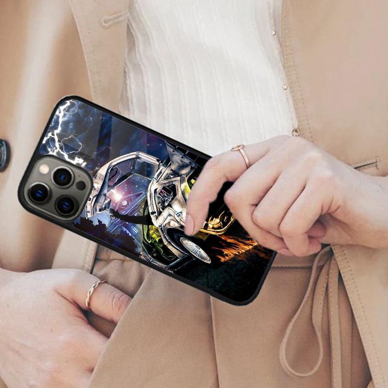 Back To the Future DeLorean Time Machine Magnetic Phone Case For iPhone 17 Air 16 14 13 12 Pro Max 15 Plus MagSafe Cover