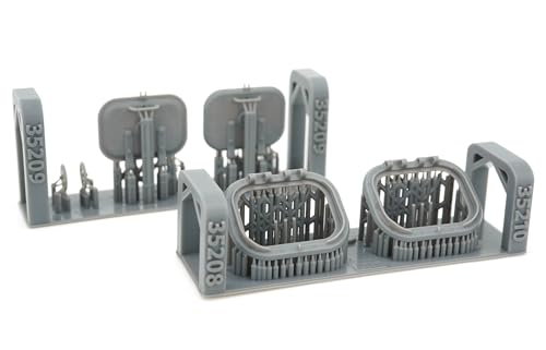 T-Rex Studio 1/35 WWII German Tiger I Heavy Tank Early/Mid-Model Loader's Hatch, Cast/Welded Type 2-in-1 (Set of 2), Plastic Model Parts TR35209