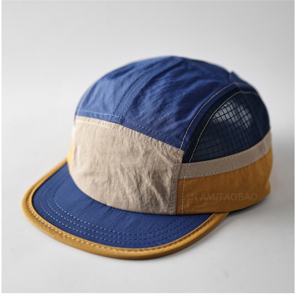 Nylon Quick Dry Hat 5 Panel Sunshade Cap Fashion Baseball Caps For Running, Camping