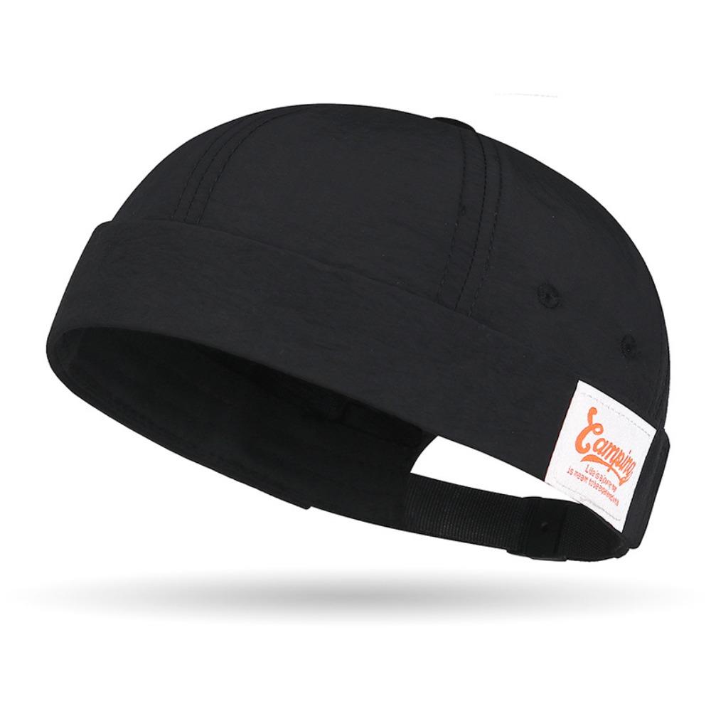 Retro Landlord Hat Quick Drying Skullcap Casual Snapback Hat Unisex