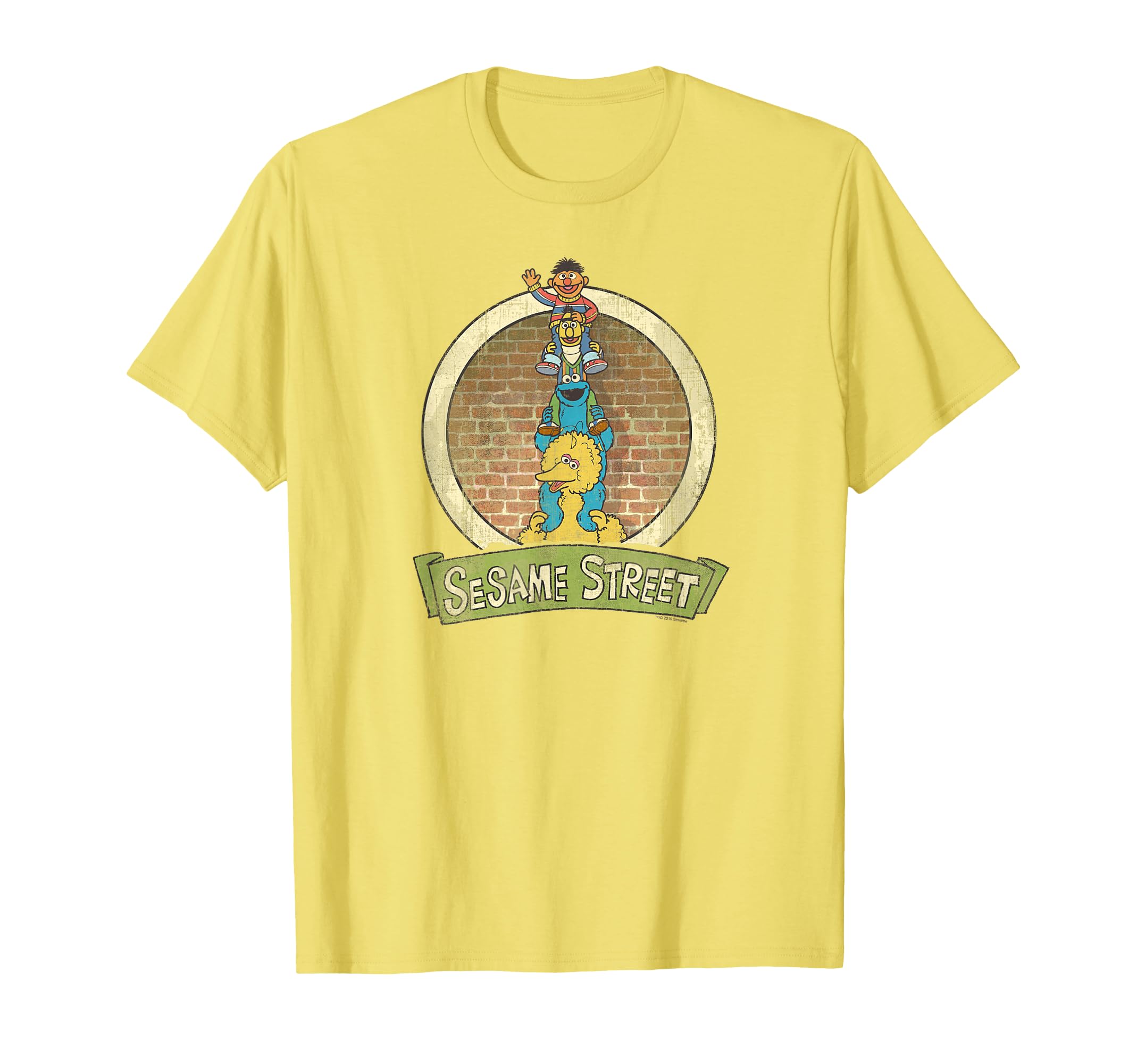 

Sesame Street Stacked Characters T-shirt